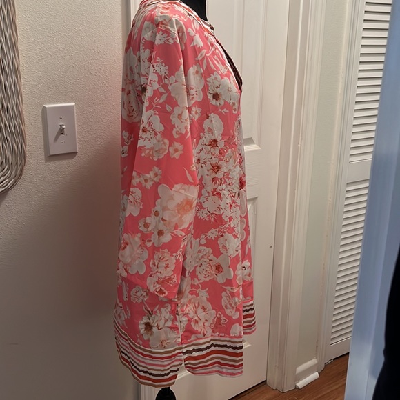 Misslook v-neck floral tunic - Picture 3 of 7